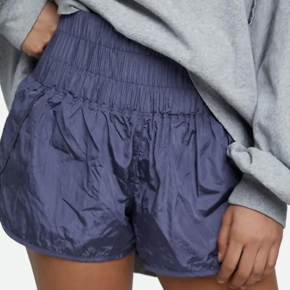 Free People Movement Women's Shorts in Deep Sea Purple